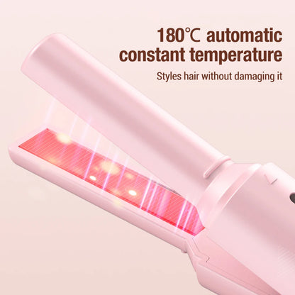 Portable Hair Straightener Small Hair Curling Machine Multifunctional Straight Hair Splint +BATANA OIL Conditioner Hair Care